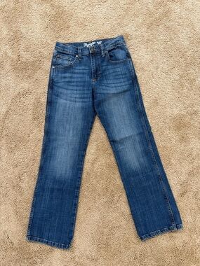 Wrangler Medium Blue Straight Leg Jeans